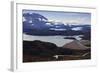 View of Lakes Grey, Pehoe, Nordenskjold and Sarmiento-Eleanor Scriven-Framed Photographic Print