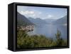 View of Lakeside Village, Lake Como, Lombardy, Italian Lakes, Italy, Europe-Frank Fell-Framed Stretched Canvas