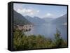 View of Lakeside Village, Lake Como, Lombardy, Italian Lakes, Italy, Europe-Frank Fell-Framed Stretched Canvas