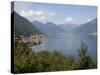 View of Lakeside Village, Lake Como, Lombardy, Italian Lakes, Italy, Europe-Frank Fell-Stretched Canvas