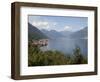 View of Lakeside Village, Lake Como, Lombardy, Italian Lakes, Italy, Europe-Frank Fell-Framed Photographic Print