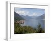 View of Lakeside Village, Lake Como, Lombardy, Italian Lakes, Italy, Europe-Frank Fell-Framed Photographic Print