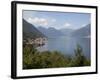 View of Lakeside Village, Lake Como, Lombardy, Italian Lakes, Italy, Europe-Frank Fell-Framed Photographic Print