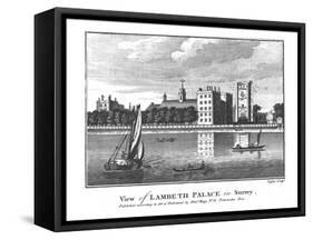 'View of Lambeth Palace in Surrey.', late 18th century-Taylor-Framed Stretched Canvas