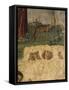View of Landscape and Soldiers-null-Framed Stretched Canvas
