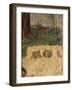 View of Landscape and Soldiers-null-Framed Giclee Print