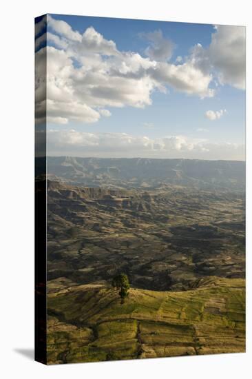 View of Landscape from Ashen Maria Monastery at Dusk, Lalibela, Ethiopia, East Africa, Africa-Ben Pipe-Stretched Canvas