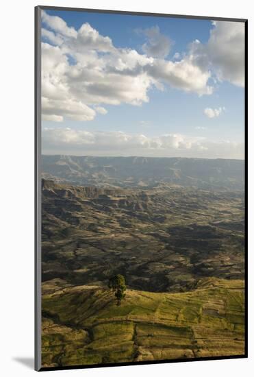 View of Landscape from Ashen Maria Monastery at Dusk, Lalibela, Ethiopia, East Africa, Africa-Ben Pipe-Mounted Photographic Print