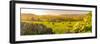 View of landscape towards Hope village during spring, Peak District National Park, Derbyshire-Frank Fell-Framed Photographic Print