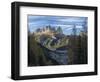 View of Langkofel (Sasso Lungo) from Val Contrin in the Marmolada mountain range in the Dolomites.-Martin Zwick-Framed Photographic Print