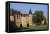 View of Lapalisse Castle from Park, Auvergne, France, 12th-16th Century-null-Framed Stretched Canvas