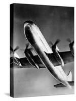 View of Large Airplane in Flight-Philip Gendreau-Stretched Canvas