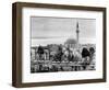 View of Large Mosque Against Skyline-null-Framed Photographic Print