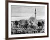 View of Large Mosque Against Skyline-null-Framed Photographic Print