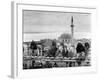 View of Large Mosque Against Skyline-null-Framed Photographic Print