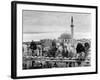 View of Large Mosque Against Skyline-null-Framed Photographic Print