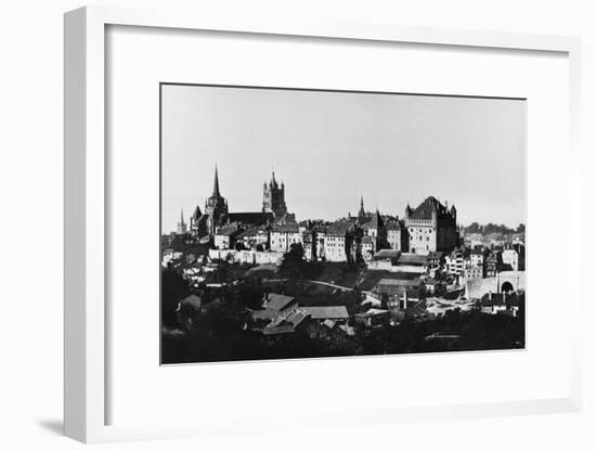 View of Lausanne, circa 1856-60-Bisson Freres Studio-Framed Giclee Print