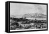 View of Lausanne-Johann Ludwig Aberli-Framed Stretched Canvas