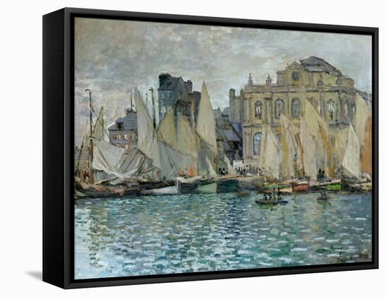 View of Le Havre, 1873-Claude Monet-Framed Stretched Canvas