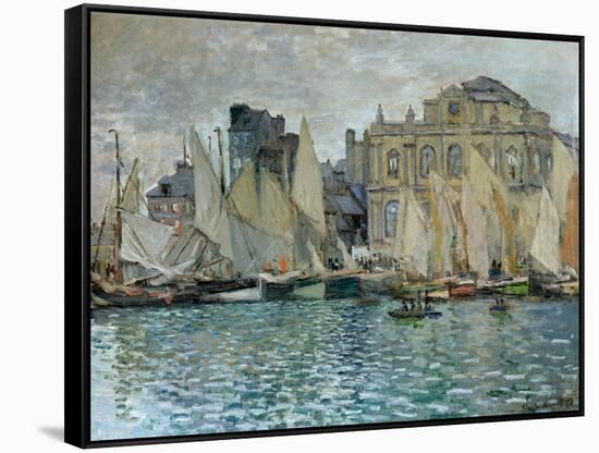 View of Le Havre, 1873-Claude Monet-Framed Stretched Canvas