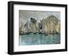 View of Le Havre, 1873-Claude Monet-Framed Premium Giclee Print