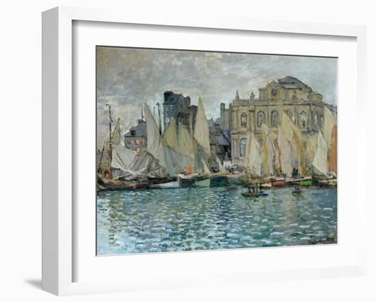 View of Le Havre, 1873-Claude Monet-Framed Giclee Print