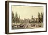 View of Leipzig from the Grimma Gate-Christian Gottlob Hammer-Framed Giclee Print