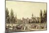 View of Leipzig from the Grimma Gate-Christian Gottlob Hammer-Mounted Giclee Print