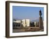 View of Lenin Square Looking Towards the Ala-Too Range of Mountains, Bishkek, Kyrgyzstan-Upperhall-Framed Photographic Print