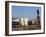 View of Lenin Square Looking Towards the Ala-Too Range of Mountains, Bishkek, Kyrgyzstan-Upperhall-Framed Photographic Print