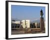 View of Lenin Square Looking Towards the Ala-Too Range of Mountains, Bishkek, Kyrgyzstan-Upperhall-Framed Photographic Print