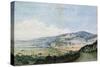 View of Lerici-Thomas Jones-Stretched Canvas