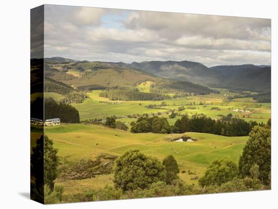 View of Leven Valley, Gunns Plains, Tasmania, Australia, Pacific-Jochen Schlenker-Stretched Canvas