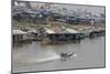 View of Life Along the Tonle Sap River Headed Towards Phnom Penh, Cambodia, Indochina-Michael Nolan-Mounted Photographic Print