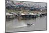 View of Life Along the Tonle Sap River Headed Towards Phnom Penh, Cambodia, Indochina-Michael Nolan-Mounted Photographic Print