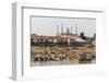 View of Life Along the Tonle Sap River Headed Towards Phnom Penh, Cambodia, Indochina-Michael Nolan-Framed Photographic Print