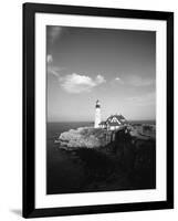 View of Lighthouse, Cape Elizabeth, Portland, Maine, USA-Walter Bibikow-Framed Photographic Print