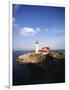 View of Lighthouse, Cape Elizabeth, Portland, Maine, USA-Walter Bibikow-Framed Photographic Print