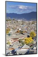 View of Lijiang (UNESCO World Heritage Site), Yunnan, China-Ian Trower-Mounted Photographic Print