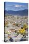 View of Lijiang (UNESCO World Heritage Site), Yunnan, China-Ian Trower-Stretched Canvas