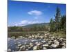 View of Lily Pond in Autumn, Kangamagus Highway, White Mountains, New Hampshire, USA-Massimo Borchi-Mounted Photographic Print