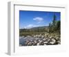 View of Lily Pond in Autumn, Kangamagus Highway, White Mountains, New Hampshire, USA-Massimo Borchi-Framed Photographic Print