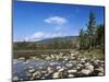 View of Lily Pond in Autumn, Kangamagus Highway, White Mountains, New Hampshire, USA-Massimo Borchi-Mounted Photographic Print