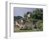View of Limeuil Across the River Dordogne, Dordogne, Aquitaine, France-Peter Higgins-Framed Photographic Print