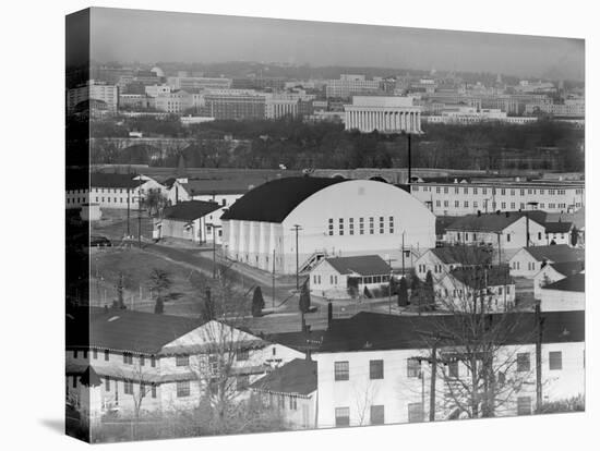 View of Lincoln Memorial from Virginia-null-Stretched Canvas