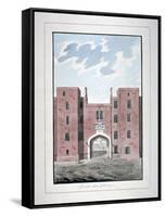 View of Lincoln's Inn Gateway, Holborn, London, C1800-null-Framed Stretched Canvas