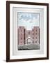 View of Lincoln's Inn Gateway, Holborn, London, C1800-null-Framed Giclee Print