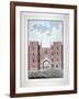 View of Lincoln's Inn Gateway, Holborn, London, C1800-null-Framed Giclee Print