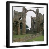 View of Lindisfarne Priory, 7th Century-CM Dixon-Framed Photographic Print