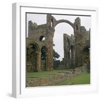 View of Lindisfarne Priory, 7th Century-CM Dixon-Framed Photographic Print